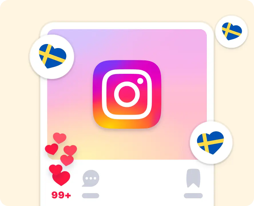 🇸🇪 Svenska IG-likes