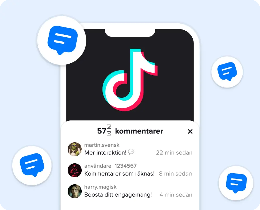 TikTok-kommentarer