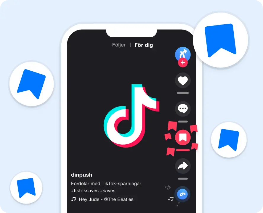 TikTok-sparningar