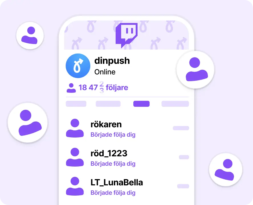 Twitch Följare