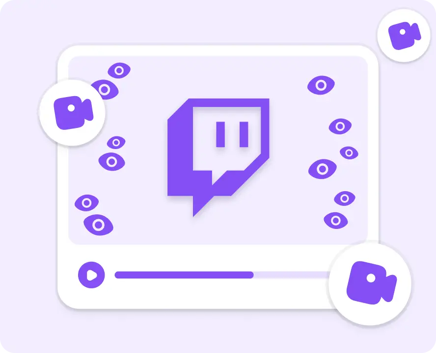 Twitch Videovisningar