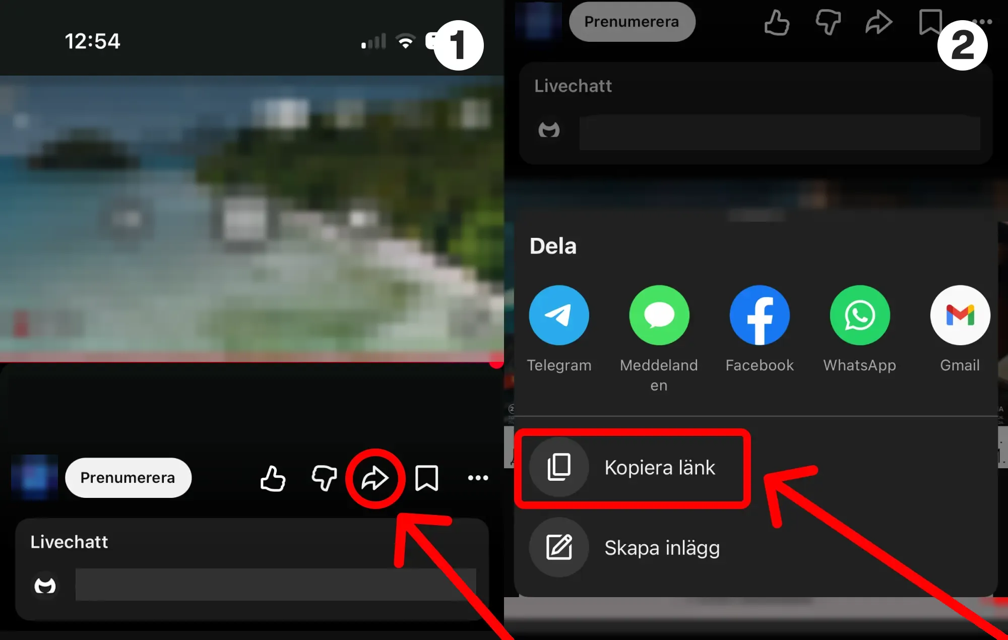 Köp YouTube-livetittare: guide med skärmbilder – här hittar du ditt användarnamn eller din profillänk på YouTube
