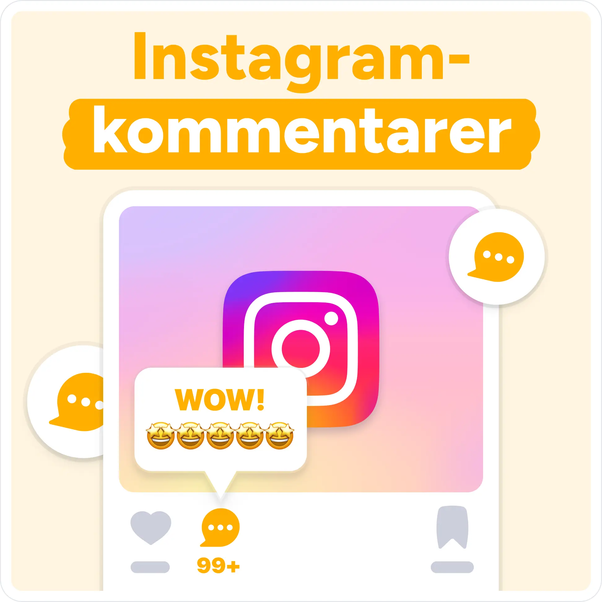 Köp Instagram Kommentarer Mockup