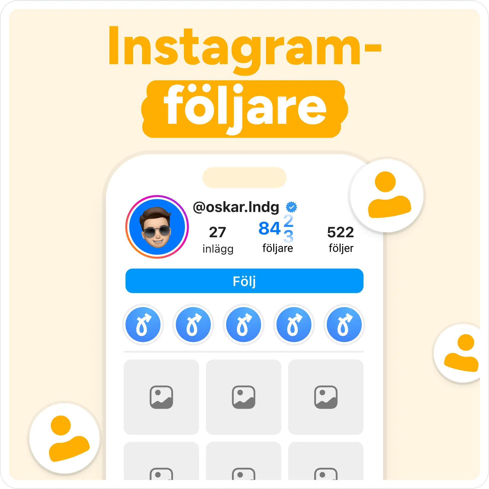 Köp Instagram Följare Mockup