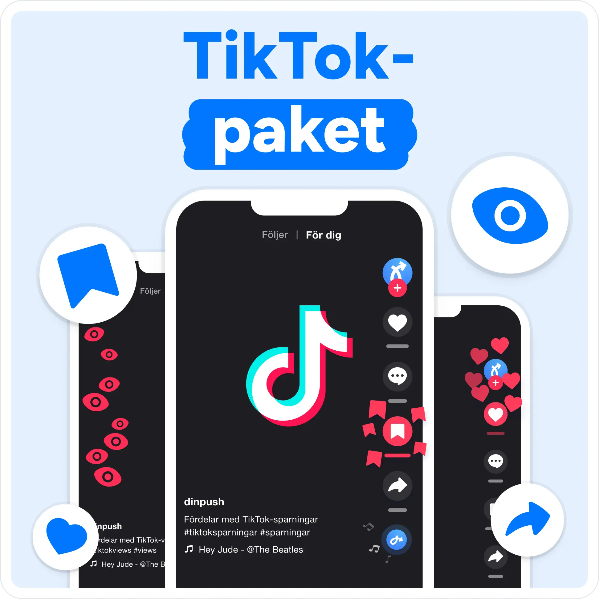 Köp TikTok Paket Mockup