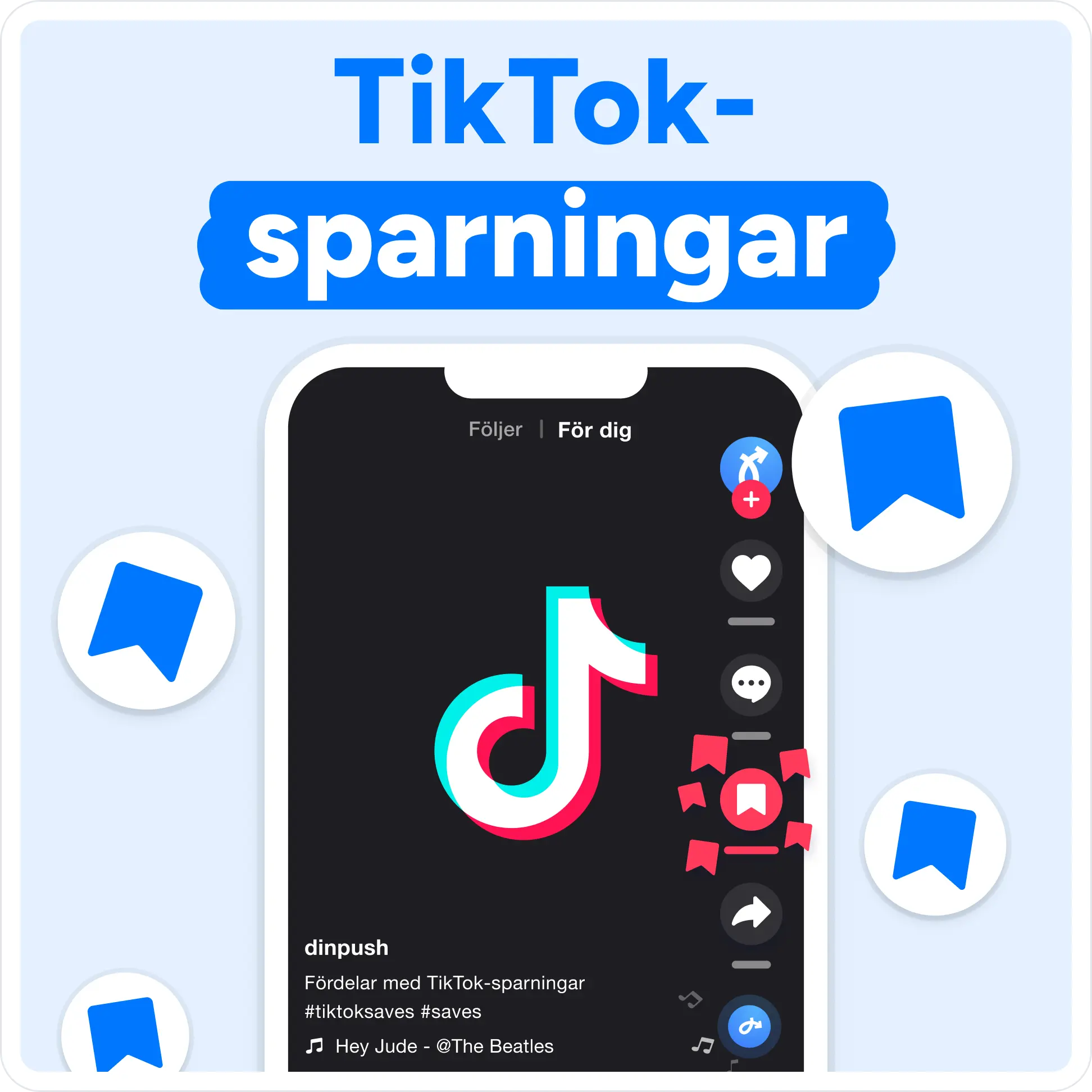 Köp TikTok Saves Mockup