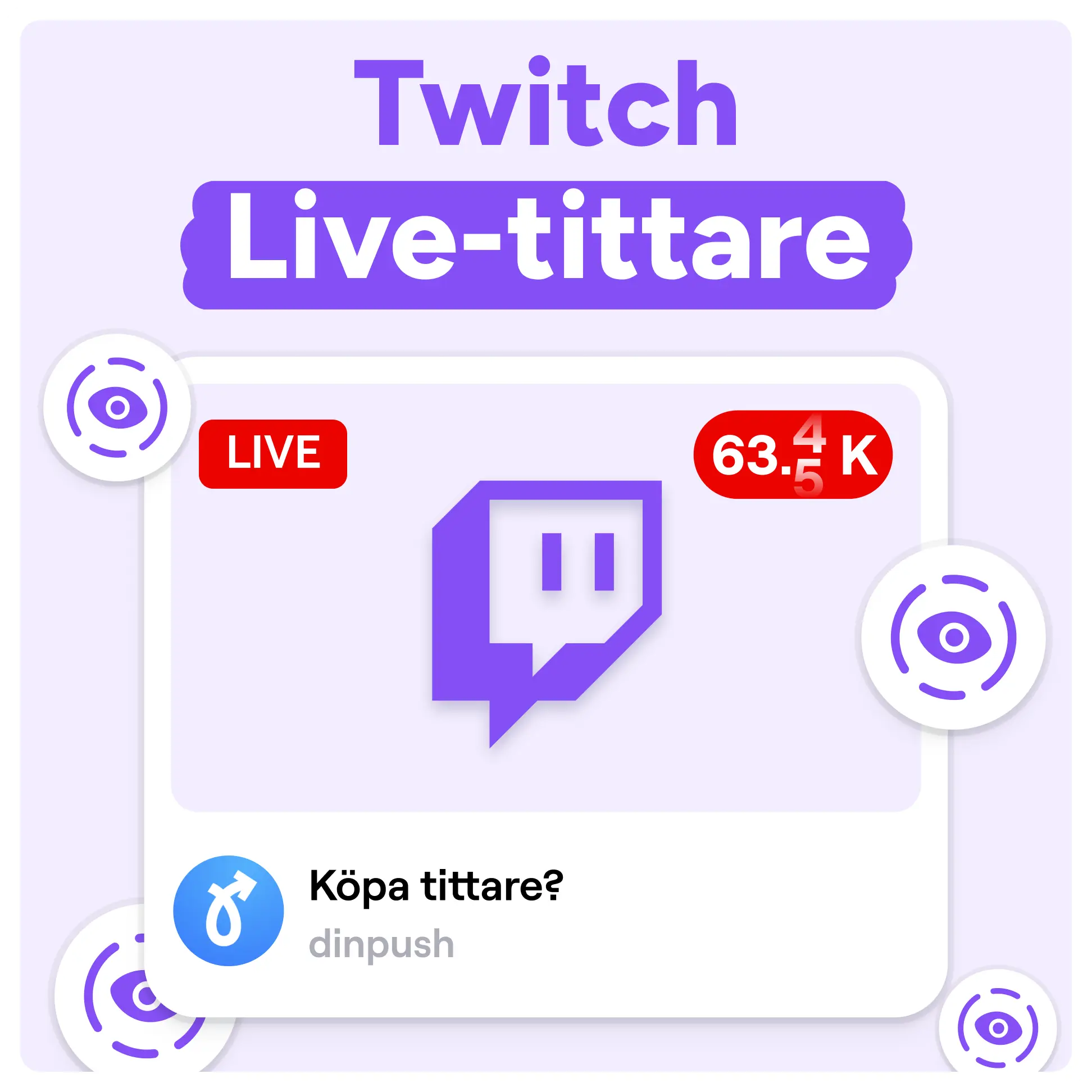 Köp Twitch Livetittare Mockup